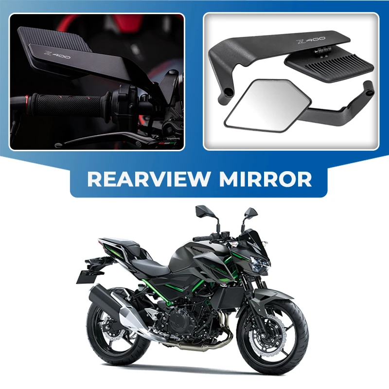 

Durable Alloy Folding Wind Wing Motorcycle Rear View Mirror For KAWASAKI Z Z400 Z900 Z800 Z750 Z650 Z300 zzr Z Z Z900 Z800