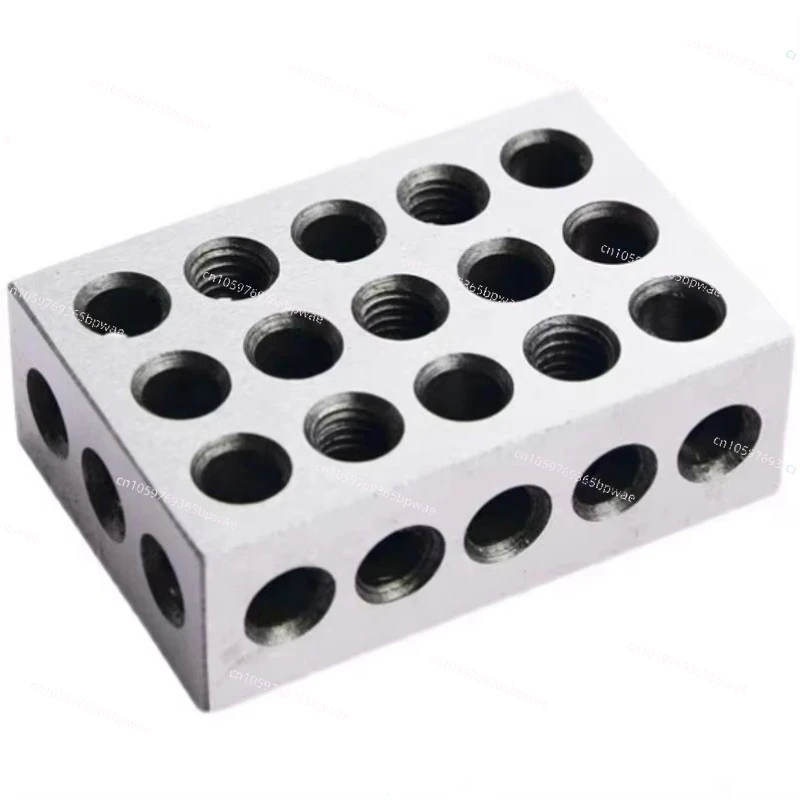 

Machine Tools 2Pc Sparallel Clamping Block Set 23 Holes 1-2-3" Block Gauge High Precision 123 Parallel Blocks