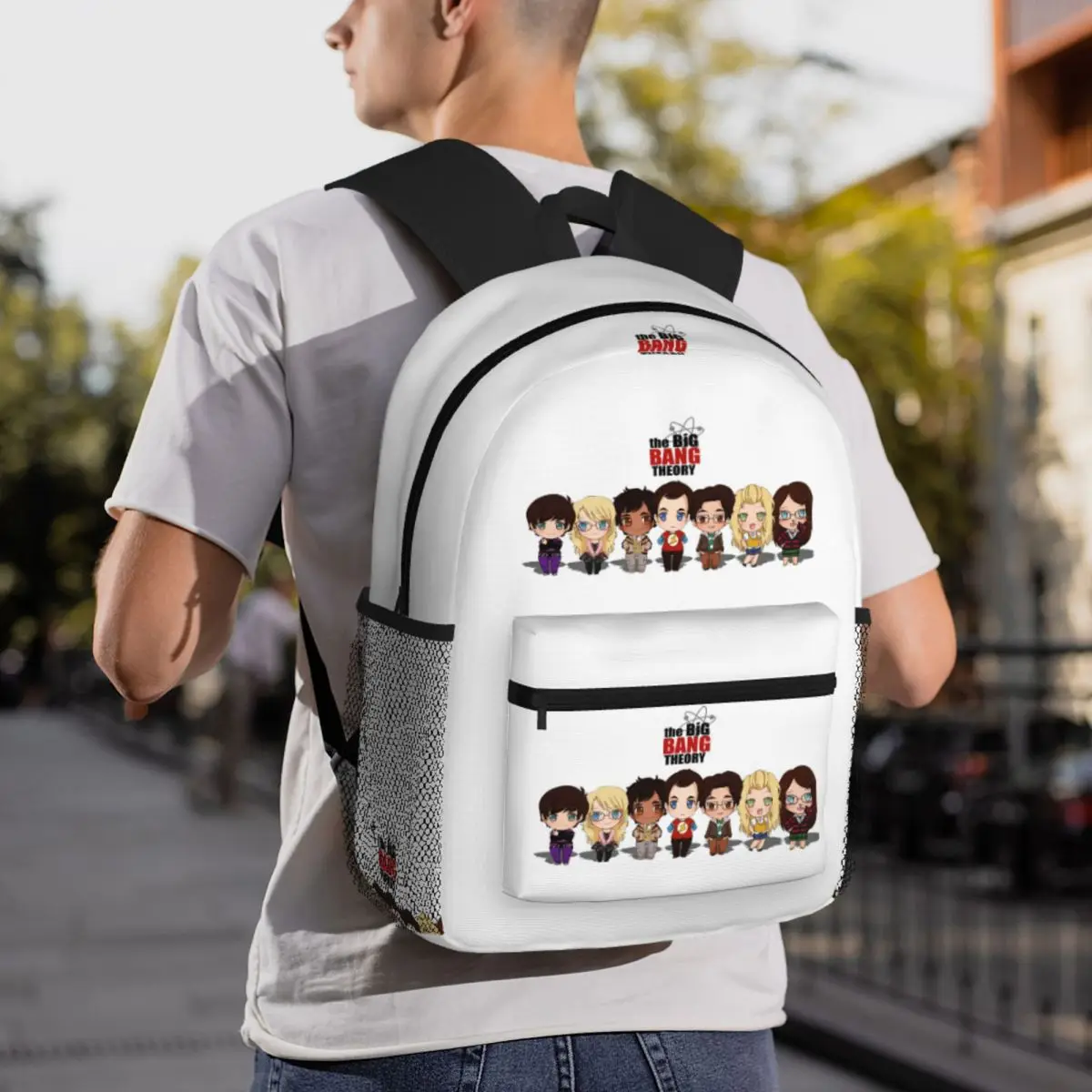 The Big Bang Theory 9 Backpack Student BookBag Kids School Bag Computer Shoulder Bags for Men Women