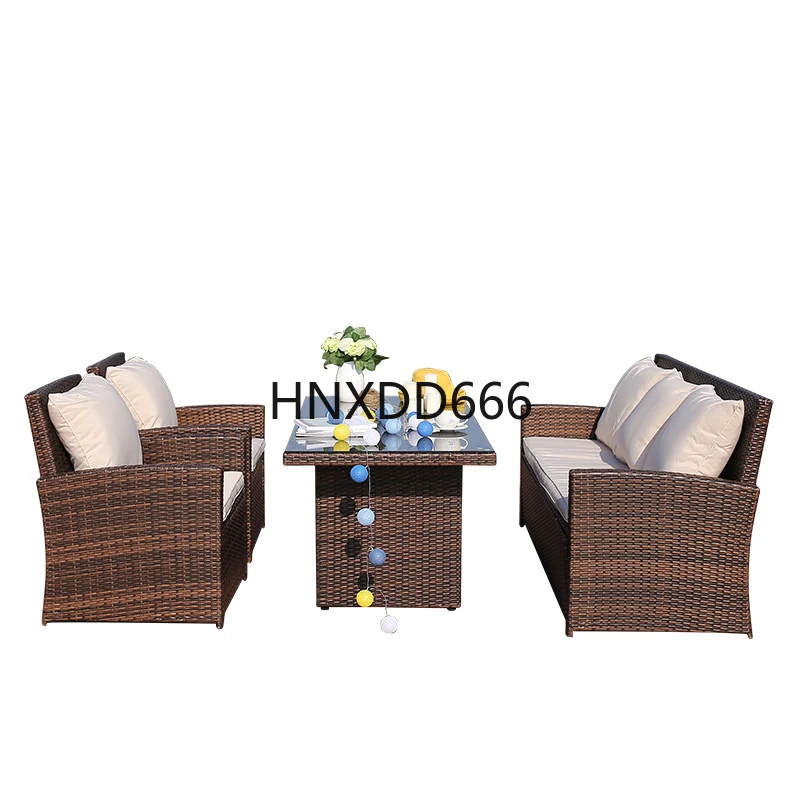 

Outdoor High Quality Furniture Modern Luxury Modern Outdoor Sofa Sets Garden Table Patio Outdoor Sofa 5 Pcs Garden Set