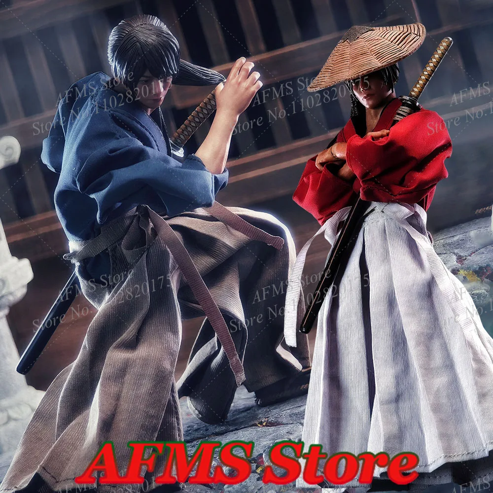 

Коллекционная фигурка в масштабе 1/12, боевой костюм Rurouni Kenshin, классическая японская одежда самурая, подходит для мужчин, фигурка солдата 6 дюймов