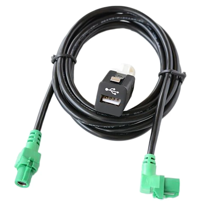 Car USB Switch Socket Wire Cable Harness Adapter For-BMW E60 E81 E70 E90 F12 F30 F10 F25 U1JF