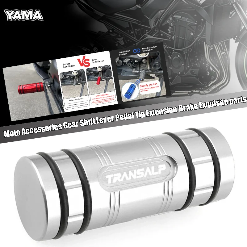 Motorcycle For Honda TRANSALP 600 XL700V 700 XL 650 VY/V1-V7 Transalp Gear Shift Lever Pedal Tip Extension Brake Exquisite Parts