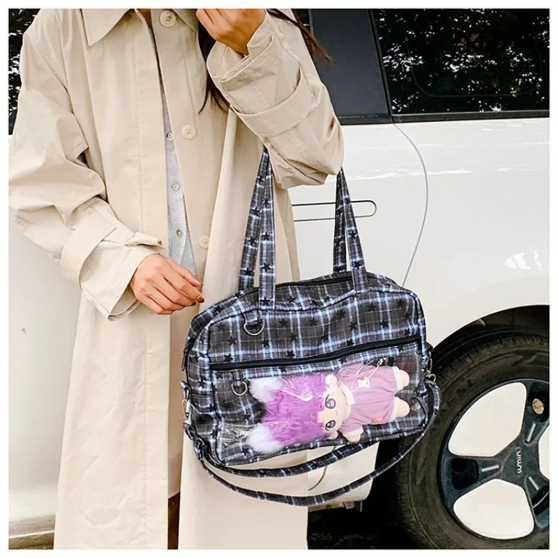 

New Daily Commuting Casual One-shoulder Crossbody Bag Comic Exhibition Hand Tote Bag Japanese Girl Cute Sweet Kawaii Ita Bag