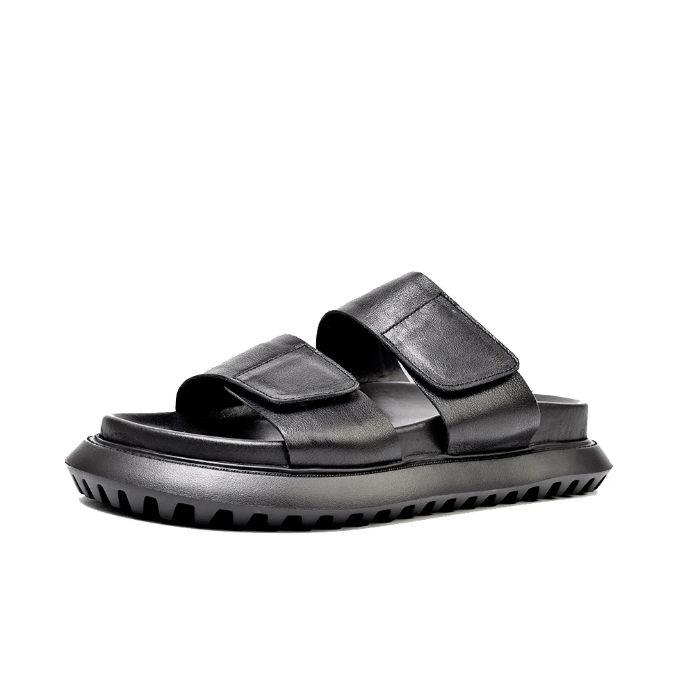 

Man Shoes Shoes Men New Spring Summer High Quality Genuine Leather Leather Sandals for Men British Retro Men's Sandal Slippers