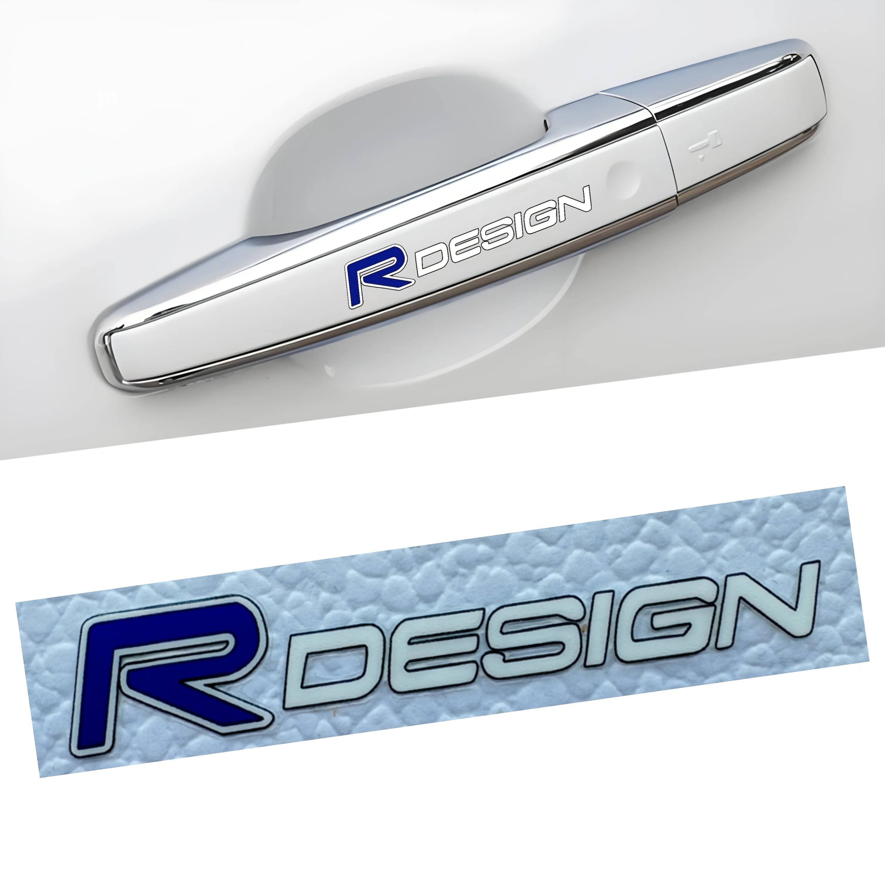 Image of 4-teiliges Set R-DESIGN Türgriff-Aufkleber, Universelle Auto-Dekor-Sticker