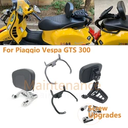 Motorcycle Backrest Multi-Purpose Driver Passenger Backrest with Folding Luggage Rack For Piaggio Vespa GTS 300