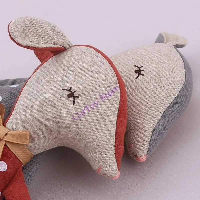 634F Baby Plush Dolls Soft recém -nascido adormecido brinquedo pelúcia bebê apaziguar dormindo para boneca presente