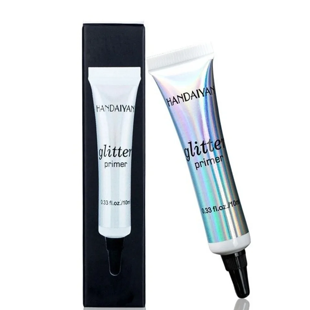 Nuevo Prebase de Maquillaje Brillante de 10 ml, Larga Duración y Colorido, Crema Brillante para Maquillaje, Prebase de Lentejuelas Brillante para Maquillaje de Ojos