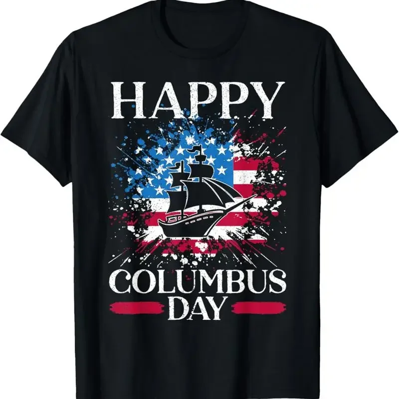 Happy Columbus Day Christopher Italian Navigator T Shirt