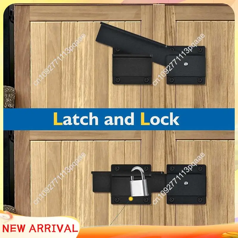 Loquet de porte réglable en alliage d'aluminium, robuste, 3.5Mm, avec trou de cadenas, N84R