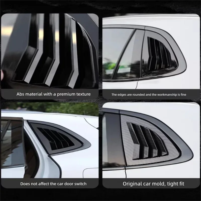 

Декоративные наклейки в виде акулы для задних треугольных окон и крыльев Geely Starship 7 EM-i, внешние наклейки-декорации