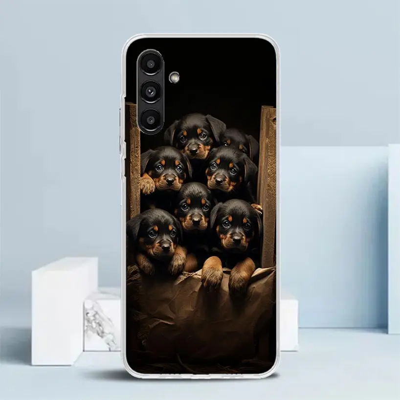 Rottweiler Dog Rottie Phone Case For Samsung Galaxy A55 A54 A52 A53 A15 A14 A12 A13 A25 A24 A22 A23 A35 A34 A32 A33 A04S A02S A0