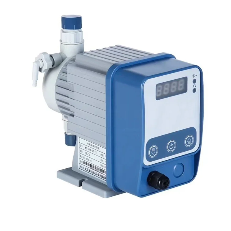 Electromagnetic diaphragm metering pump Dosing metering pump Acid and alkali flow adjustable PH automatic dosing pump