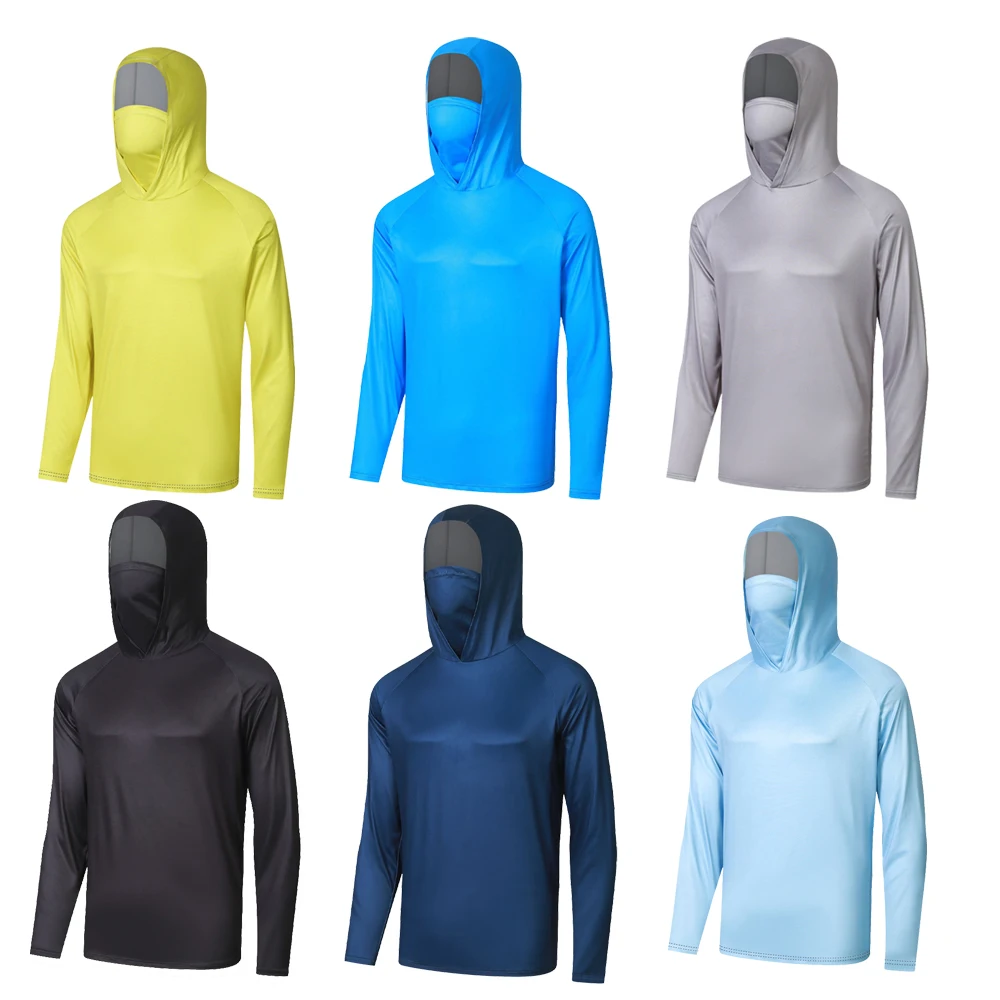 Special Features: UPF50, Quick Dry, Breathable, Built-in Face Mask Applicable Scene: Fishing, Hiking, Cycling, Kayaking