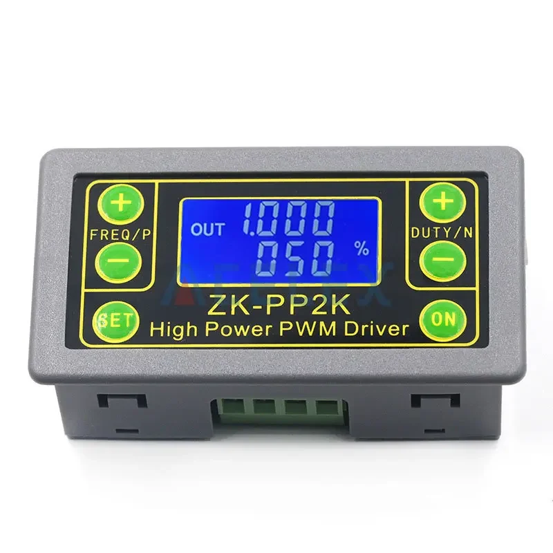 ZK-PP2K PWM DC 3.3~30V 12V 24V Motor Speed Controller regulator 8A 150W Adjustable LED Dimmer Pulse Frequency Duty Ratio