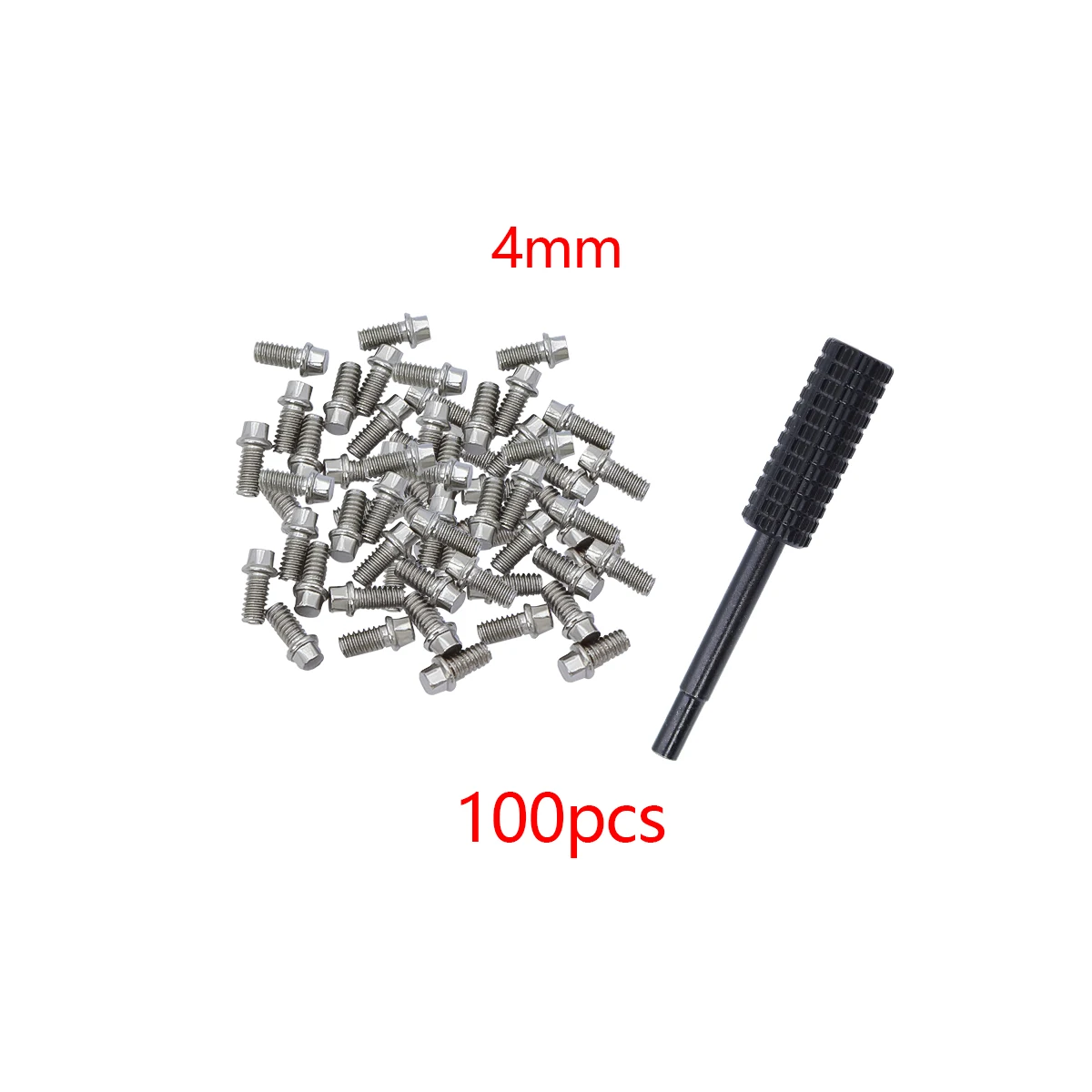 100pcs M2 Stainless Steel Outer Hexagon Screw 1.9 Scale Beadlock Ring Screws Set For 1/10 Simulation RC Car Model Accessories