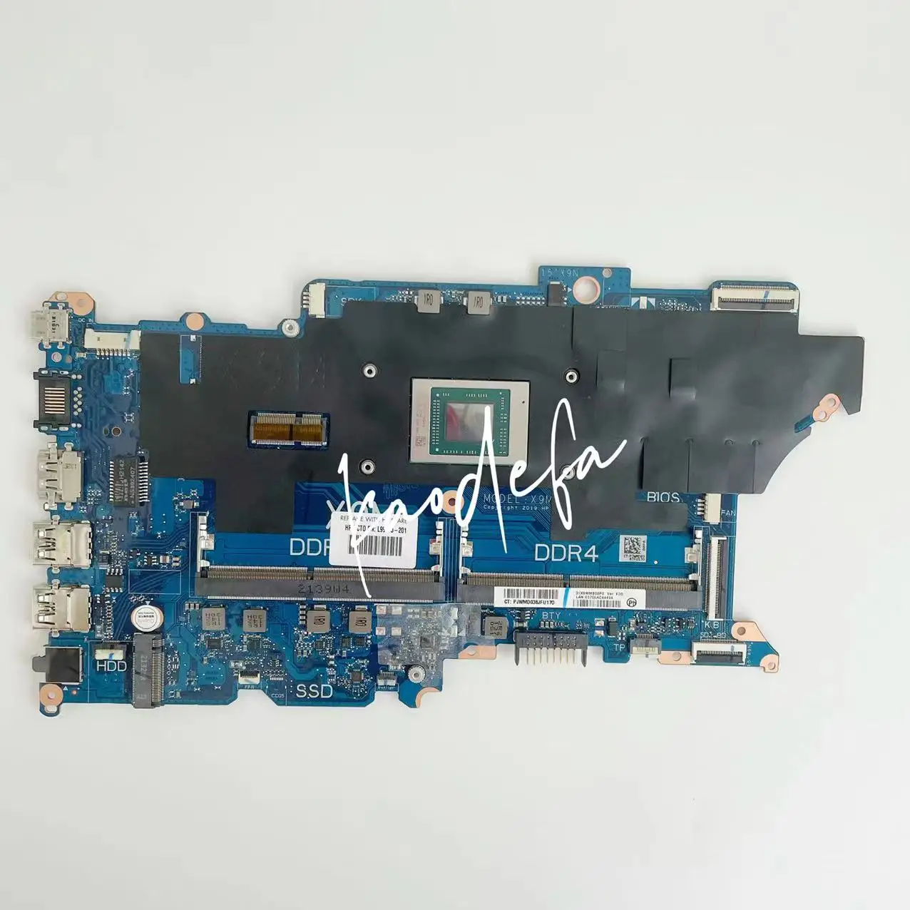 Imagem -03 - Laptop Motherboard para hp Probook Da0x9 Mmb8f0 Cpu R34300u R5-4500u R7-4700u Amd Ddr4 L98554601 100 Testado ok