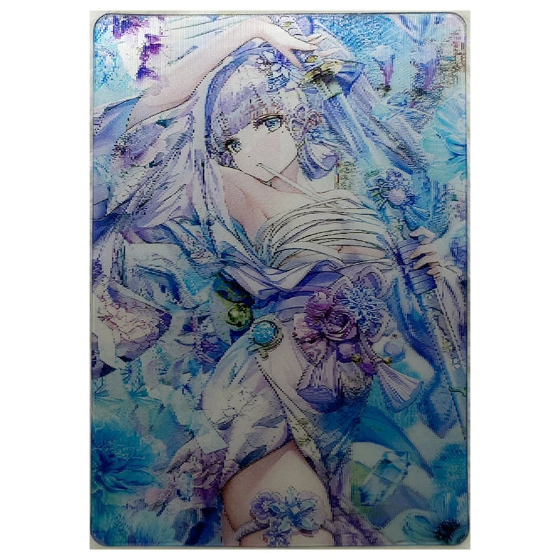 อะนิเมะเทพธิดา Story DIY ACG การหักเหสะสมการ์ด Furina Ganyu Raiden Shogun Lynette Nahida ของเล่นเด็กวันเกิด