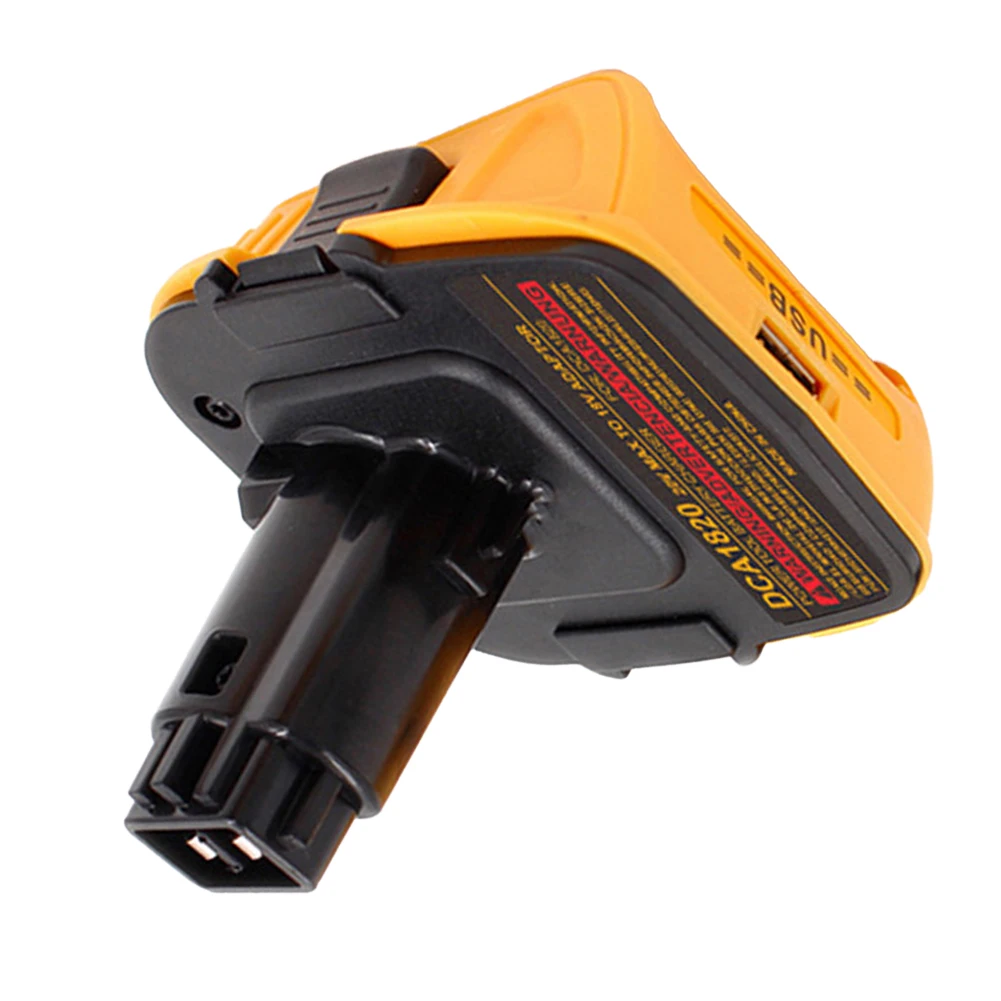 and Play Adapter for 18V to 20V Conversion Supports Quick Integration into Existing Tool Kits Without Complex Setup