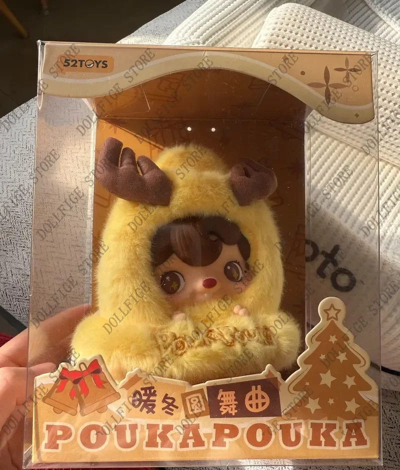 

In Stock Poukapouka Winter'S Letter And Winter Waltz Series Vinyl Plush Toy 16cm Doll Keychain Bag Pendant Toys Xmas Gift