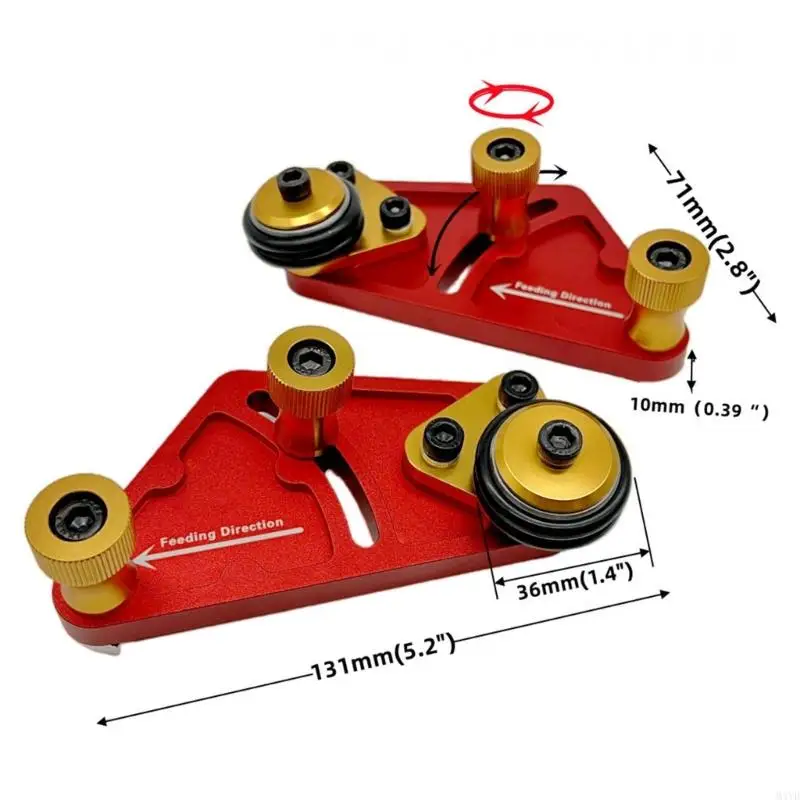 Multi Functional Woodworking Bearing Roller Adjustable Height Bidirectional Feeding Systems M4YD