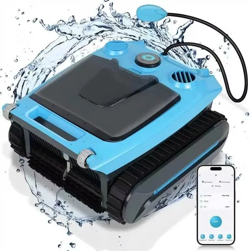 

Автоматический беспроводной пылесос для бассейна для надземных и чистки бассейна на открытом воздухе