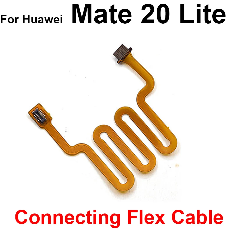 For Huawei Mate 20 Mate 20 Lite Mate 20X 4G Home Button Sensor Touch Scanner Flex Cable Fingerprint Extend Connecting Flex Cable