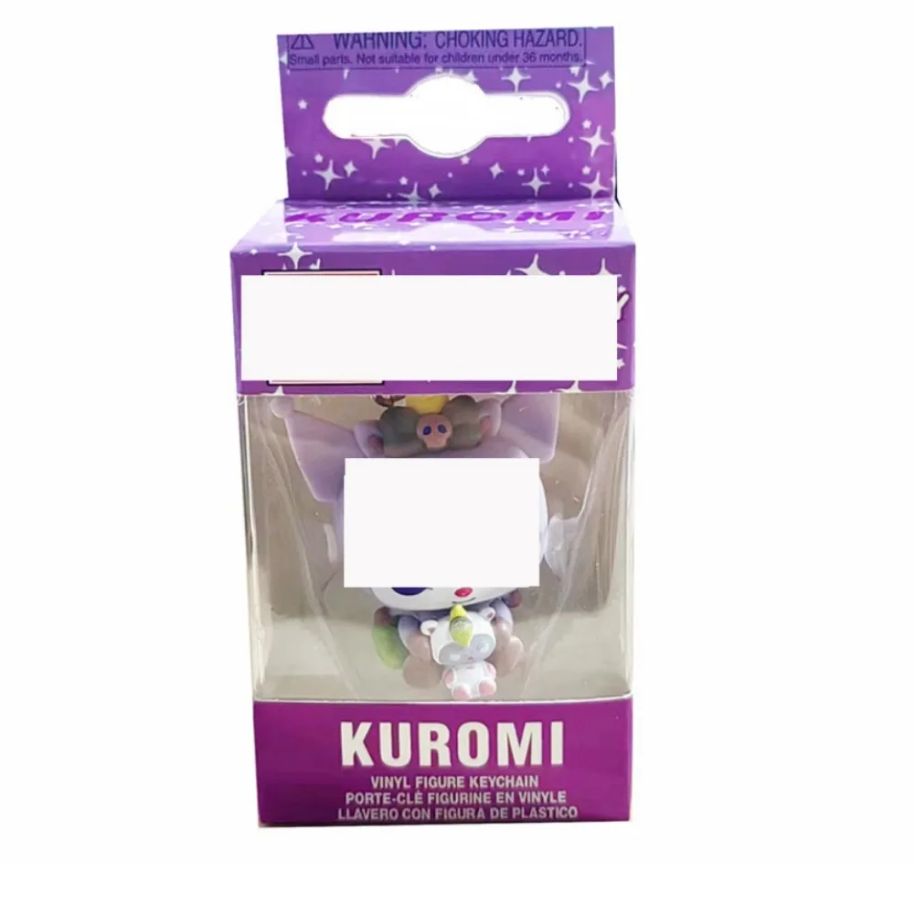 Funko POP-Porte-clés avec pendentif en beurre, Sanurgente Kuromi Cinamonroll Hello Kitty My Melody, étoiles d'anime populaires, modèle Kawaii, cadeau