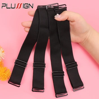 부드러운 봉제 가발 고정 스트랩 니트 탄성 밴드, 미끄럼 방지, 탈착식, 가발 뒷면 그립 밴드, 5 개, 10 개