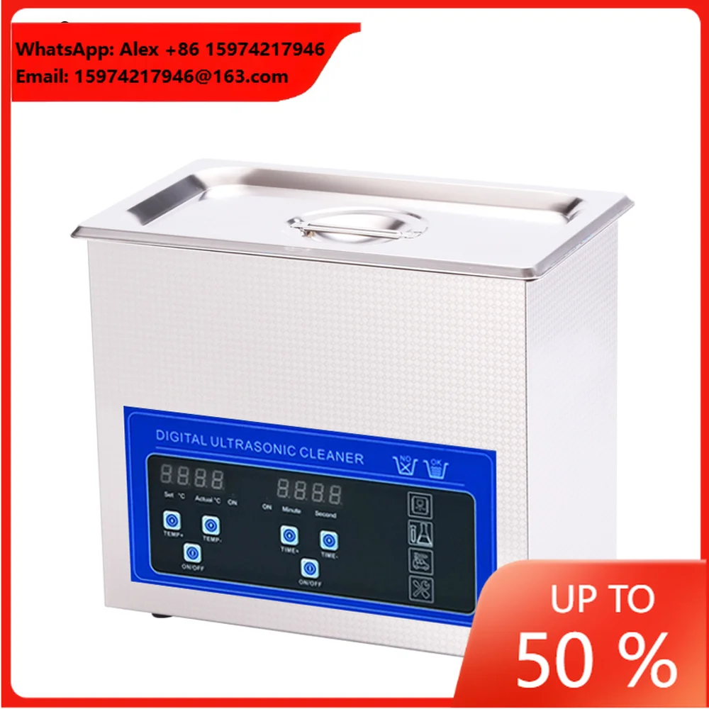 Tullker 4.5L Ultra Sonic Washer DPF Injector Car Engine Motor Parts Circuit Vinyl Record Jewelry Ultrasonic Cleaner