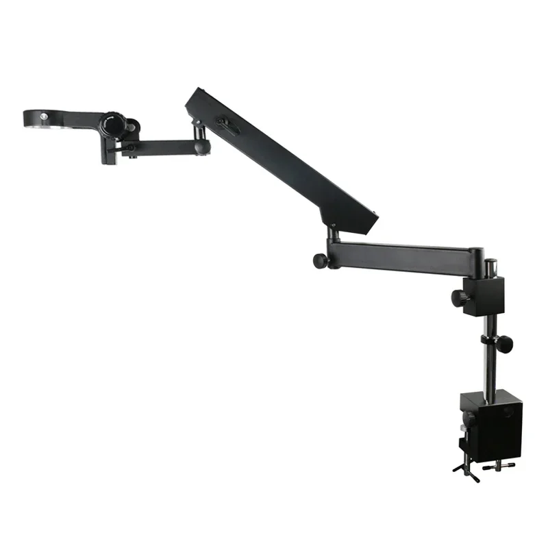 Imagem -02 - Suporte de Braço Articulado Ajustável Suporte de Foco Eakins Zoom Trinocular Binocular Stereo Boom Bracket 76 mm
