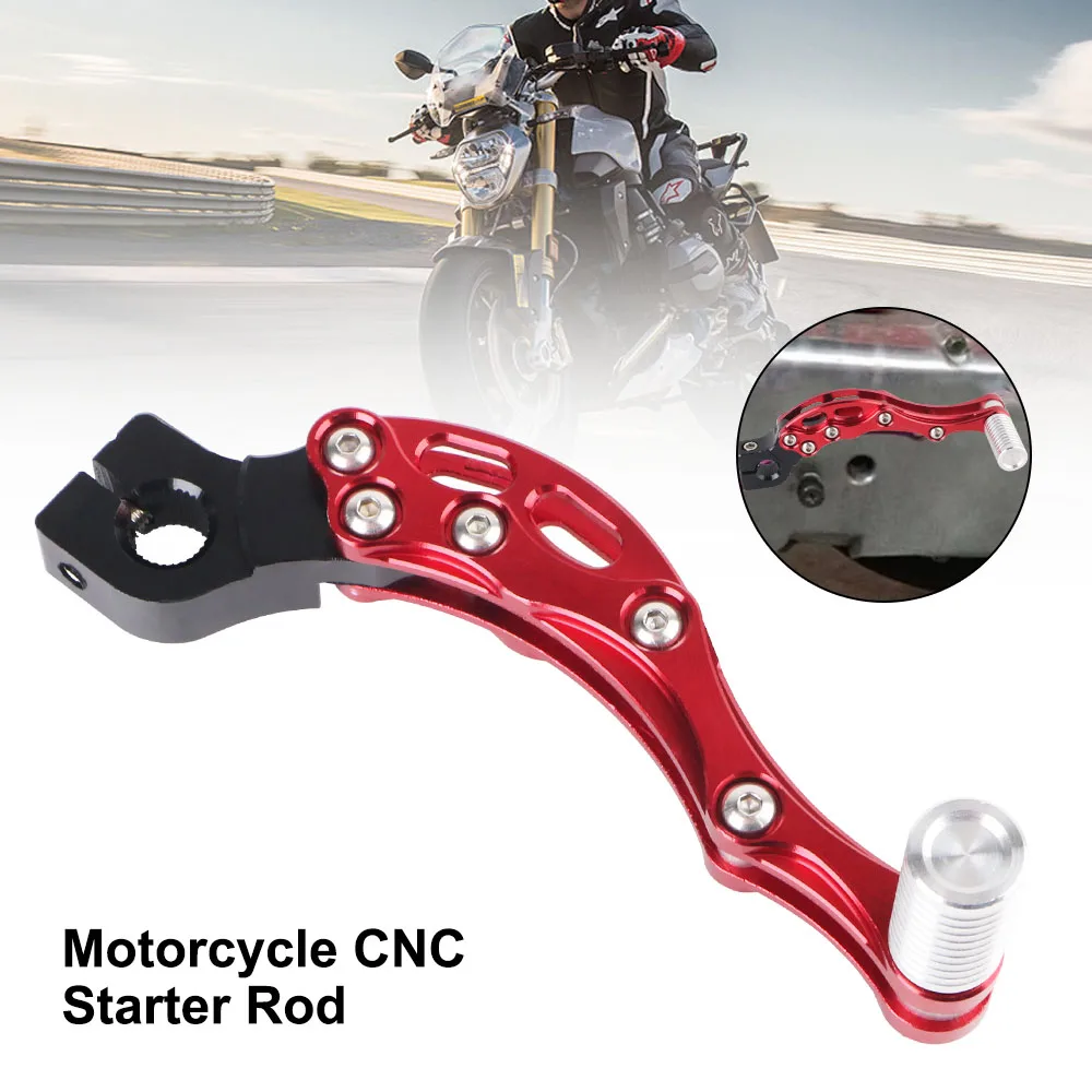 Engine Kick Start Levers 1pc Moto Accessories Aluminum Alloy CNC For Honda 139QMB Motorcycle Starter Lever Moto Start Rod