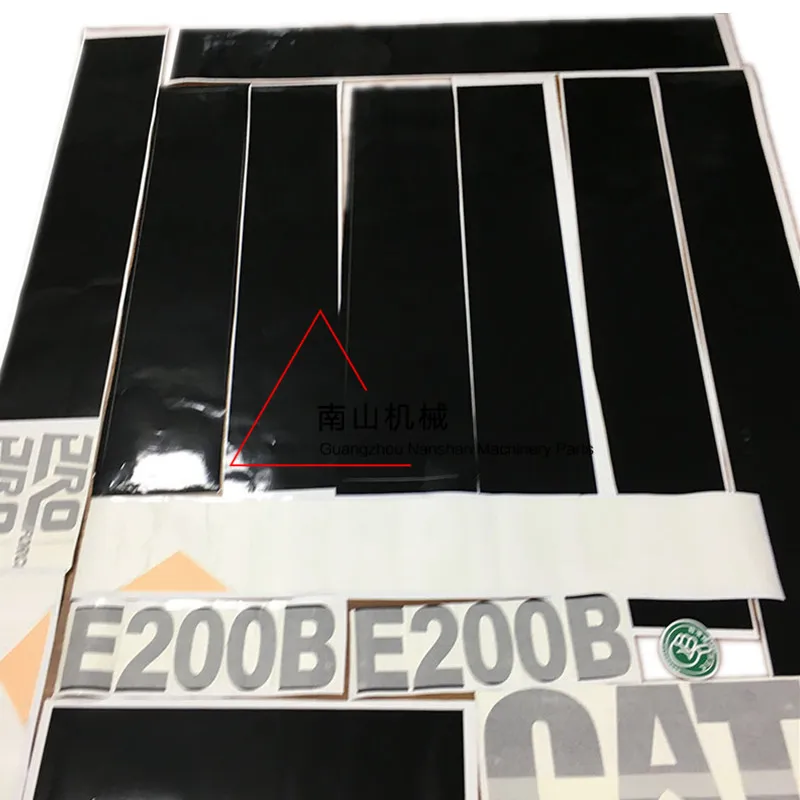 For Caterpillar  E70/120/200/307/308/312/313/320B/BU All Car Sticker Car Logo  Accessories Excavator accessories