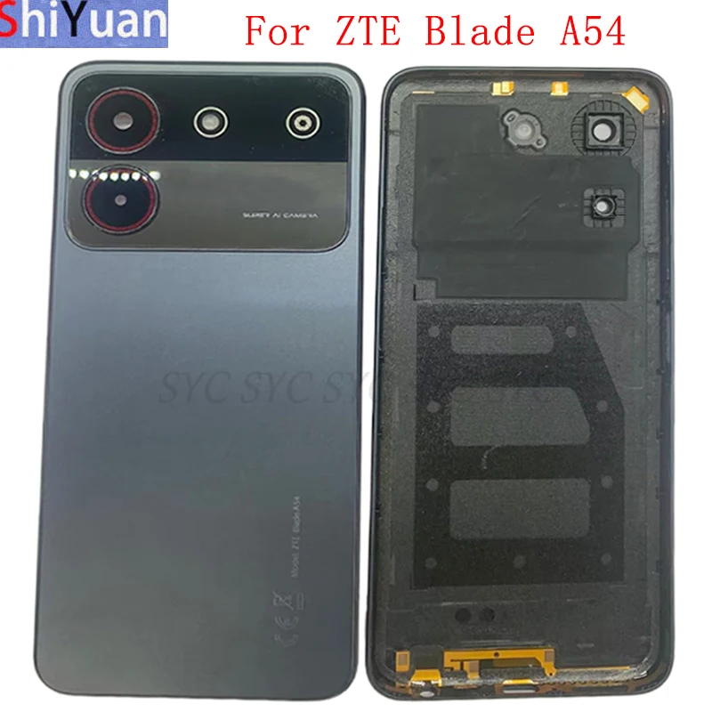 

Battery Cover Rear Door Housing Case For ZTE Blade A54 Back Cover with Logo Replacement Parts