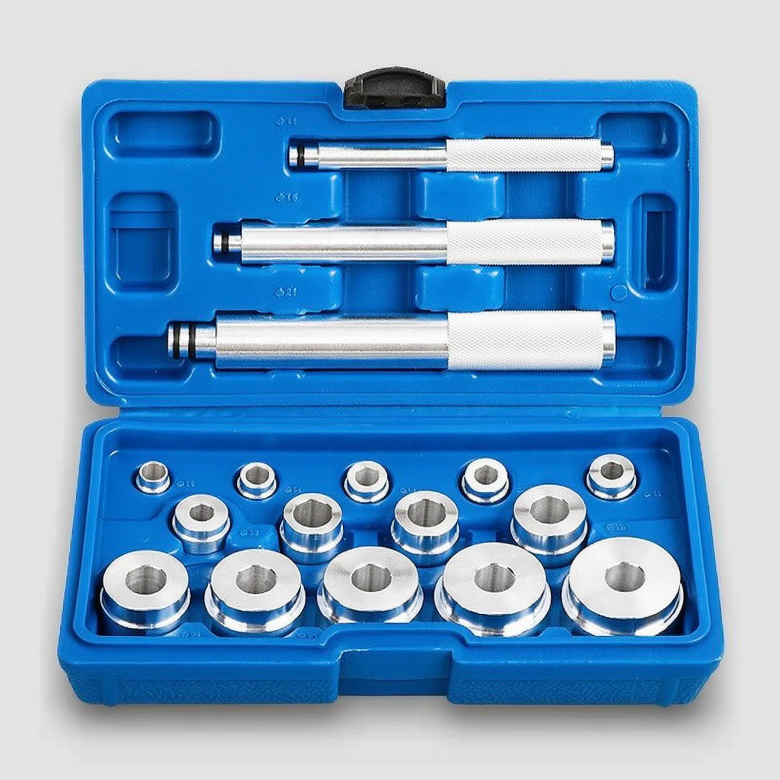 Wheel Bearing Tool Kit Aluminum Bearing Installation Tool with Case Hand Tools Portable Compact for Mechanics, Automotive Repair - view 2