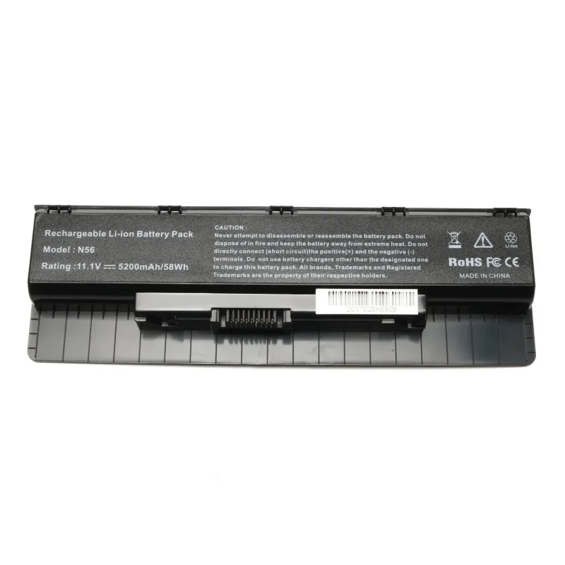 6Cell New A32-N56 A31-N56 A33-N56 Laptop Battery Li-ion for ASUS N56 N56D N56D N56DY N56J N56JK N56VM N56VV N56VZ N56JN N56JR