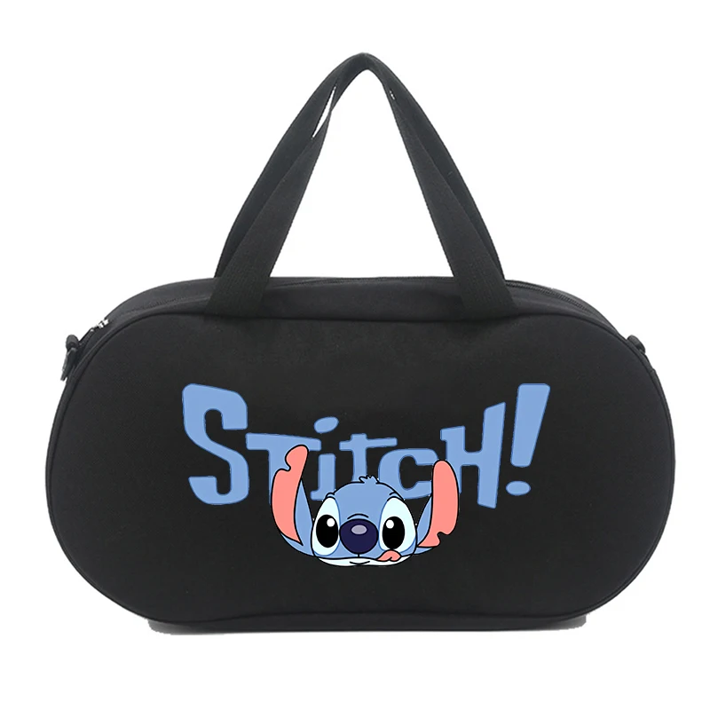 Stitch Disney Carry on Travel Bag Large Capacity Training Fitness Sports Gym Yoga Bags Cartoon Duffel Handbag Luggage Bag Gifts