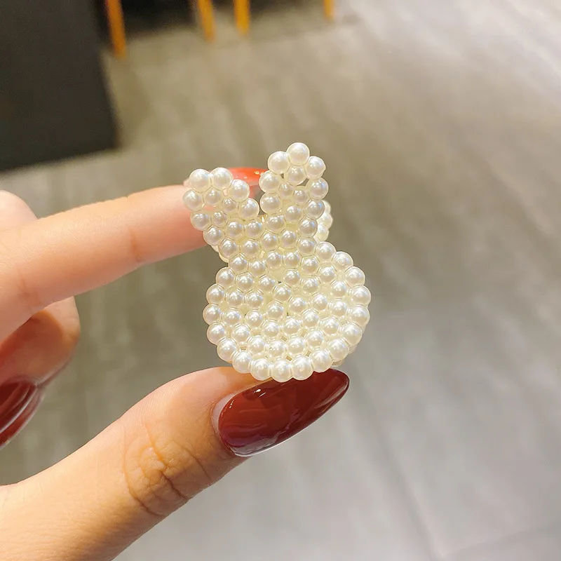 Neue Kleine Perlen Acryl Haar Klaue Clips Kleine Größe Make-Up Haar Styling Haarspangen Für Frauen Nette Mini Klaue Clip Haar Zubehör – Detail 21