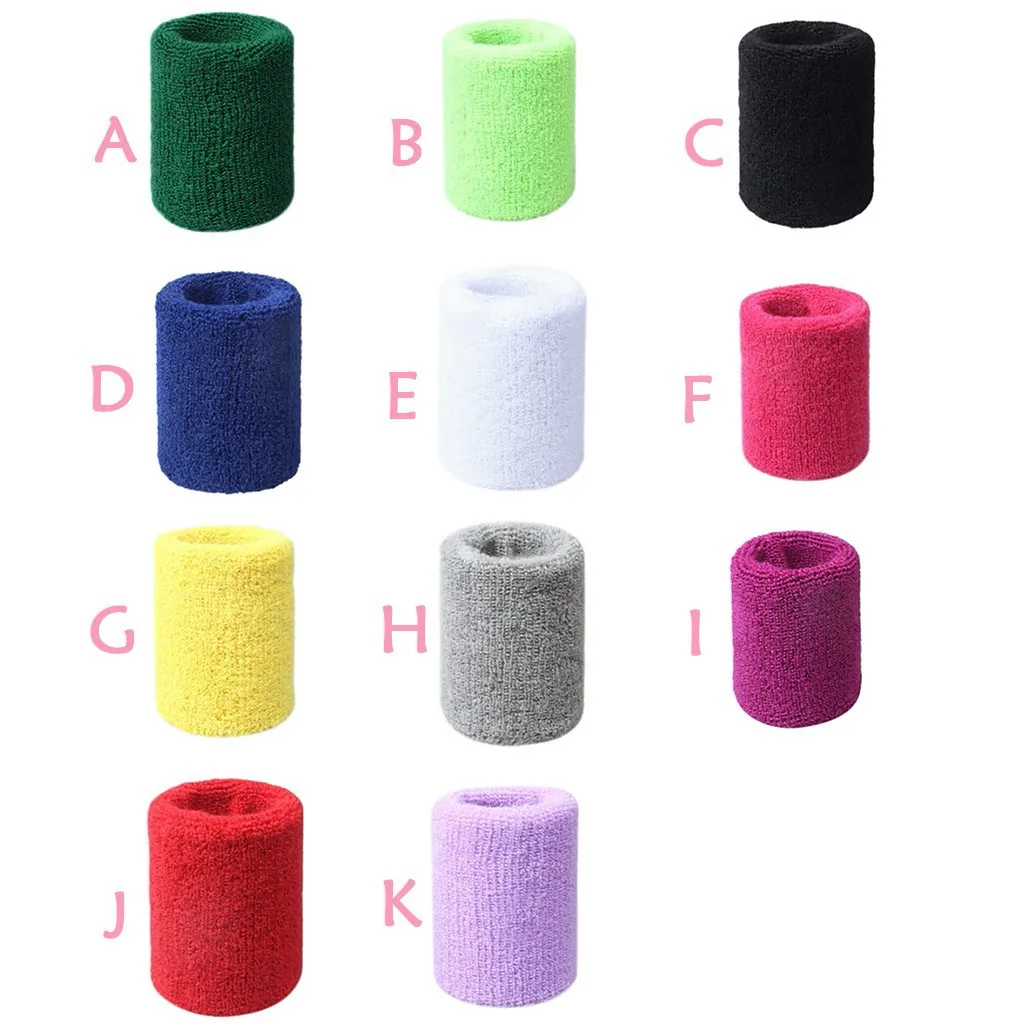 5*8cm Cotton Wristband Sweat Absorbent Sports Wrist Support For Basketball Gym Fitness Daily Use Gimnasio Fitness Y Uso Diario