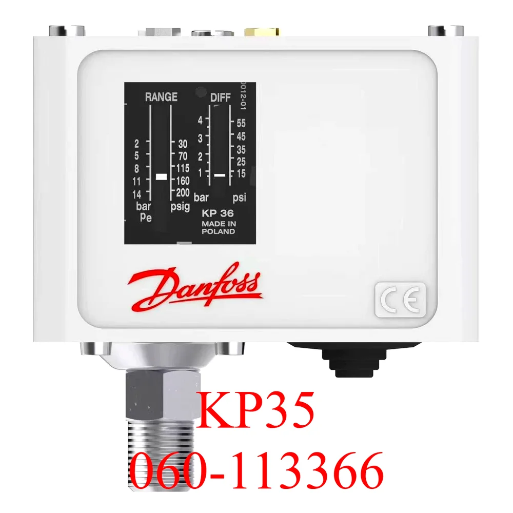 NEW DANFOSS Pressure controller KP35 060-113366 Pressure switch 060-1133
