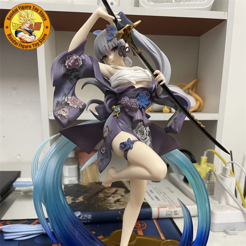 26cm Genshin Impact Kamisato Ayaka Figures Girl Figurine Kamisato Anime Figures Pvc Statue Figurine Model Collectable Dolls Gift