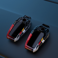 Graffiti Car Key Case Cover For BMW G30 G12 G11 G32 G31 5 7 Series I8 I12 I15 G01 X3 X4 G02 G05 X5 G07 X7 LED Display