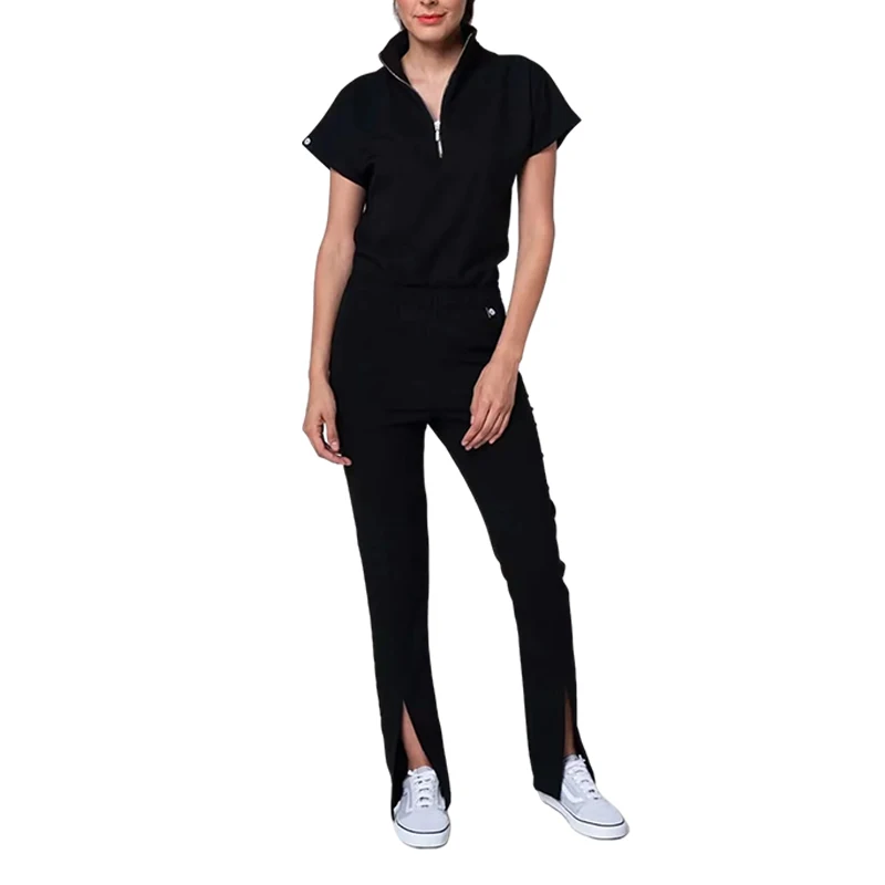 Хирургическая клиника розового, синего, голубого, желтого цвета, желтого цвета, для спа-салона, стоматологической эстетики, леди, медсестры, женская форма на молнии, набор скрабов