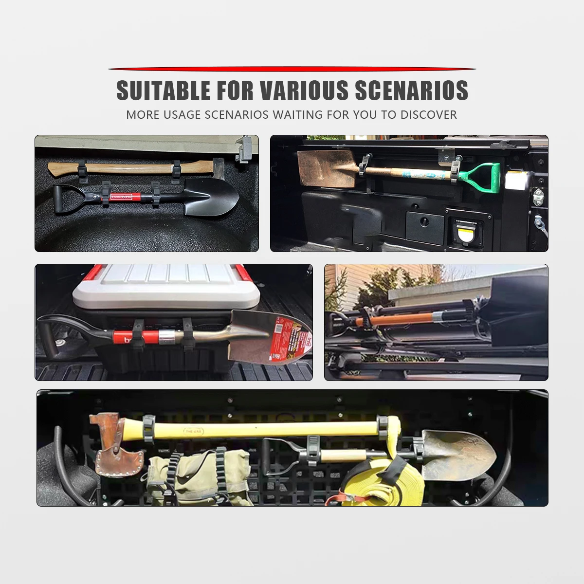 取り付けツール用のクイックフィストクランプ、自動オフロード用機器atv utvトラックトレーラーrvボートホームアクセサリー、直径1.18 " - 1.42"