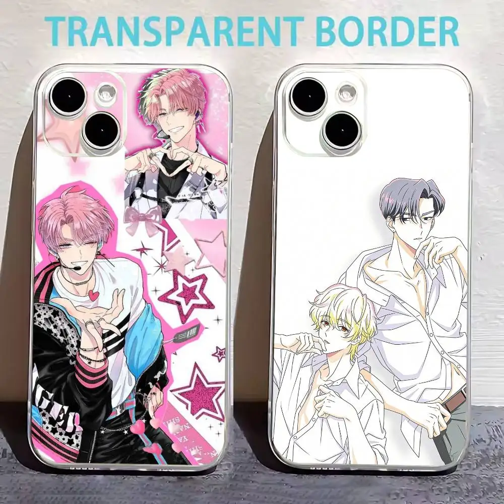 

T-Tamon s B-Side Phone Case For iPhone17,16,15,14,13,12,11 Plus,Pro Max Soft Transparent Cover