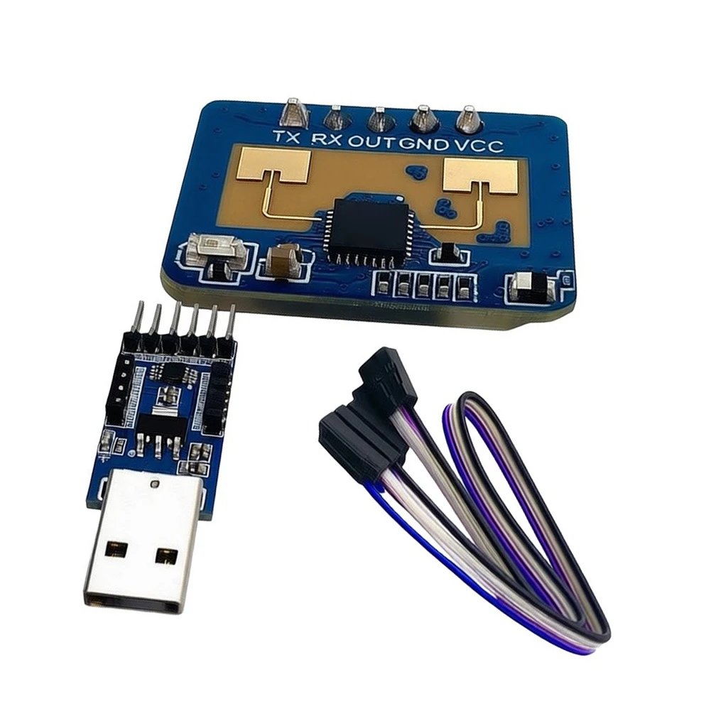 LD2410C Compact Sensor for DIY Automation Projects Supports UART Configuration and GPIO Trigger Output 22x16mm