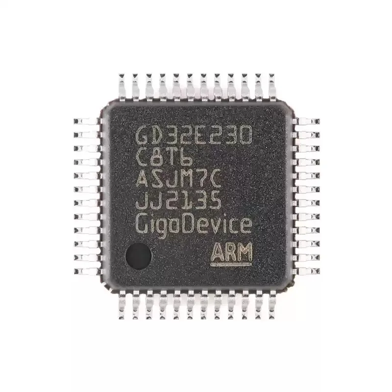 

GD32E230C8T6 GD32E230 GD32 32E230C8T6 LQFP-48 LQFP48 ARM Cortex-M23 32-bit Microcontroller MCU IC Controller Chip New Original