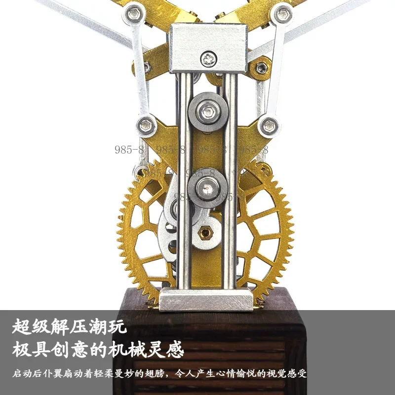 Automatic Flapping Retro Angel Wings Ornament Personalized Desktop Decompression Decor For Home Office