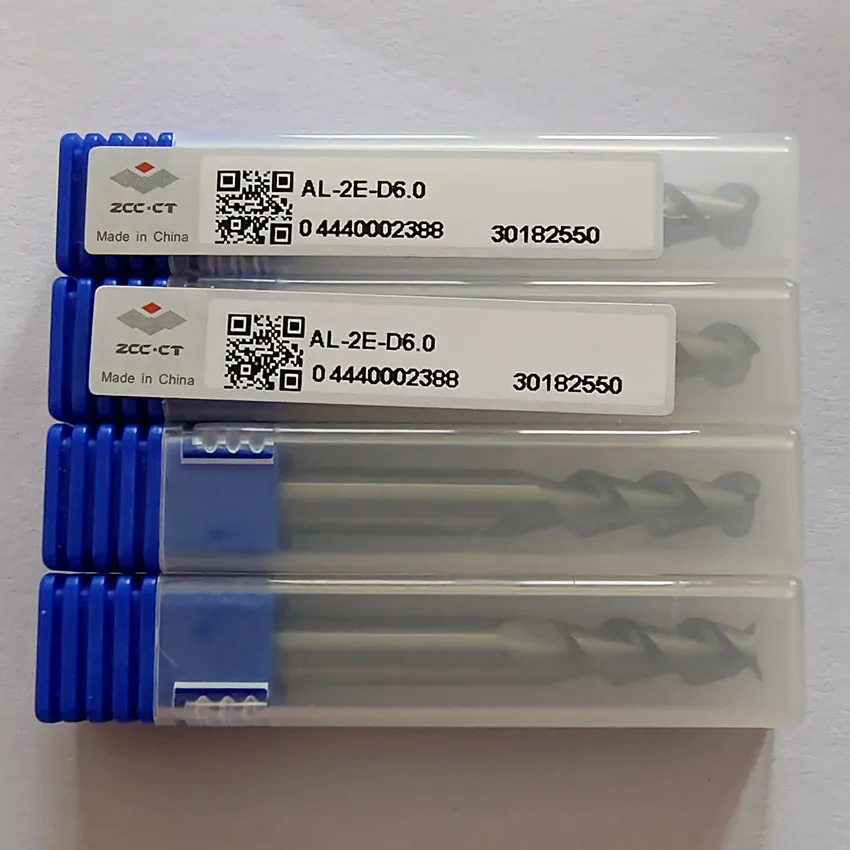 Imagem -02 - Flauta Fresas de Extremidade Plana Pcs Box Zcc. ct Al2e-d6.0 Al-2e-d8.0 Al-2e-d10.0 Al-2e-d12.0 Al-2e-d16.0 Al-2e-d20.0